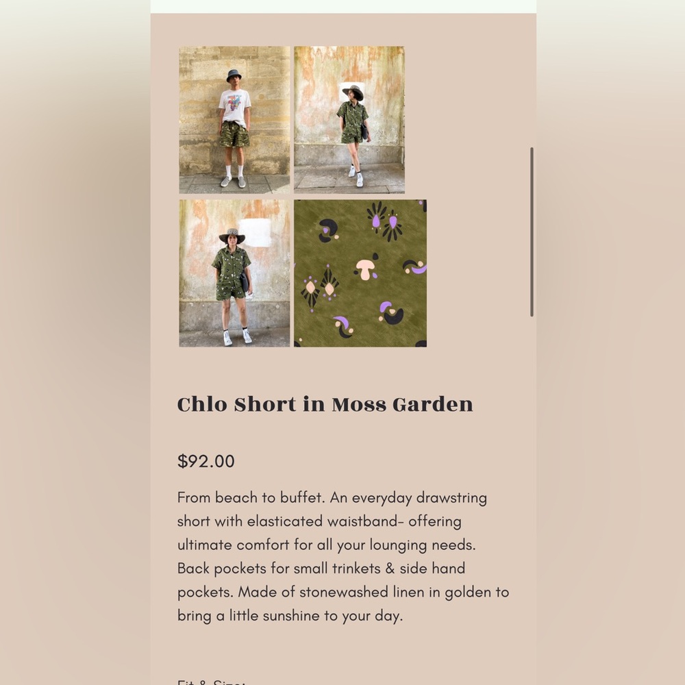 Linen Shorts - Picture 2 of 10